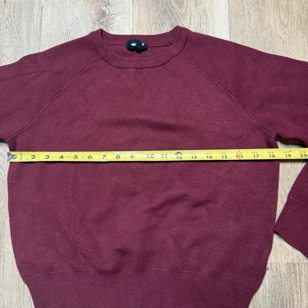 Monrow Supersoft Sweater Knit‎ Sweatsuit Top Joggers  in Rhubarb Red Size S